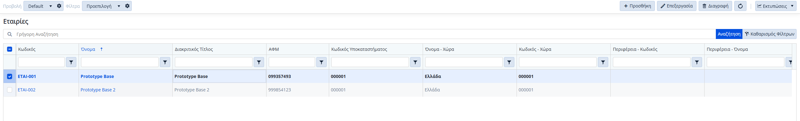 Q&A - Έλεγχος ΑΦΜ Συναλλασσόμενου 2